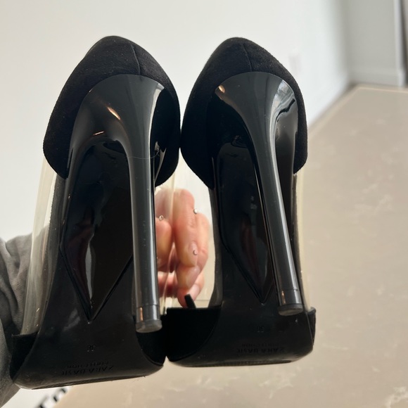 COPY - Brand New black and clear Zara pumps size 38 - Picture 2 of 4